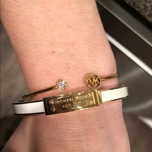 Michael Kors bracelet bangle set